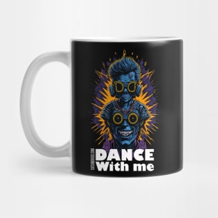 Techno T-Shirt - Dance with Me - Catsondrugs.com - Techno, rave, edm, festival, techno, trippy, music, 90s rave, psychedelic, party, trance, rave music, rave krispies, rave flyer T-Shirt T-Shirt T-Shirt Mug